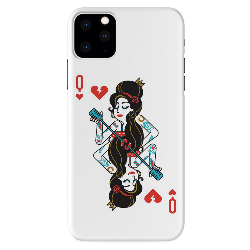 Queen Card Printed Slim Cases and Cover for iPhone 11 Pro Max