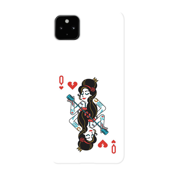 Queen Card Printed Slim Cases and Cover for Pixel 4A