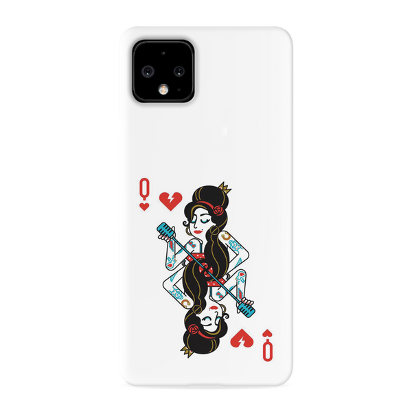 Queen Card Printed Slim Cases and Cover for Pixel 4