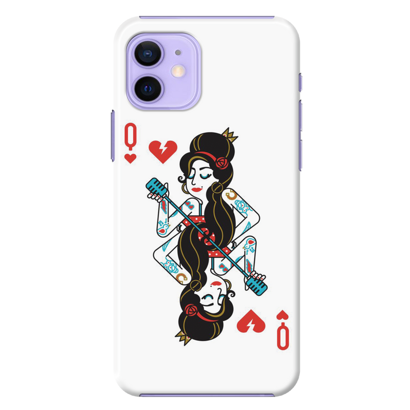 Queen Card Printed Slim Cases and Cover for iPhone 12 Mini