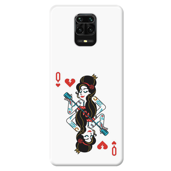 Queen Card Printed Slim Cases and Cover for Redmi Note 9 Pro Max