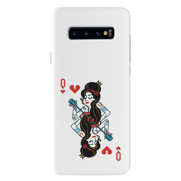 Queen Card Printed Slim Cases and Cover for Galaxy S10 Plus