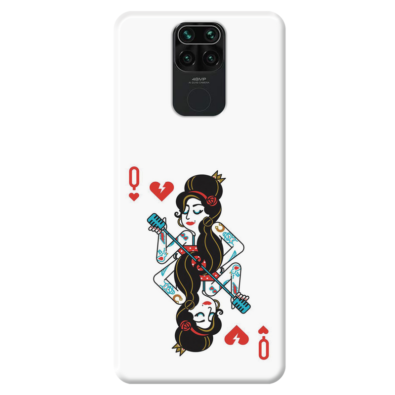 Queen Card Printed Slim Cases and Cover for Redmi Note 9