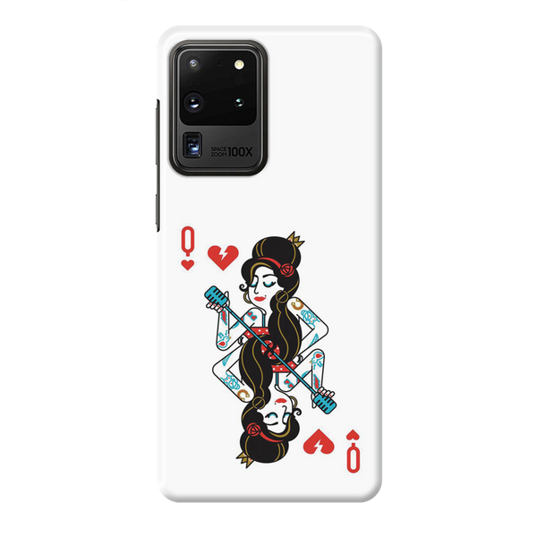 Queen Card Printed Slim Cases and Cover for Galaxy S20 Ultra