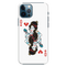 Queen Card Printed Slim Cases and Cover for iPhone 12 Pro Max