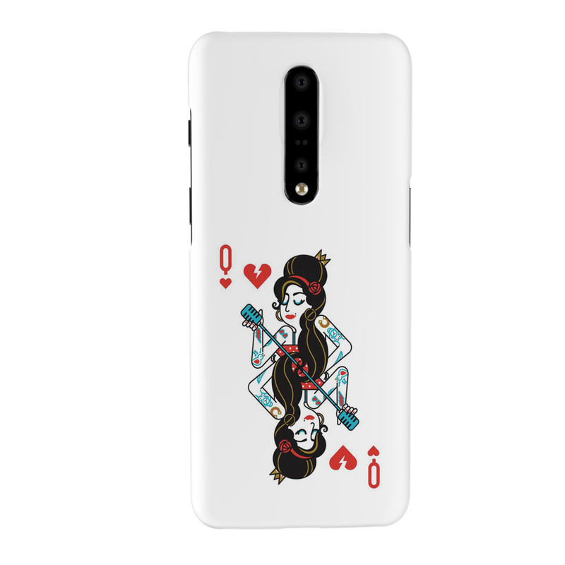 Queen Card Printed Slim Cases and Cover for OnePlus 7 Pro