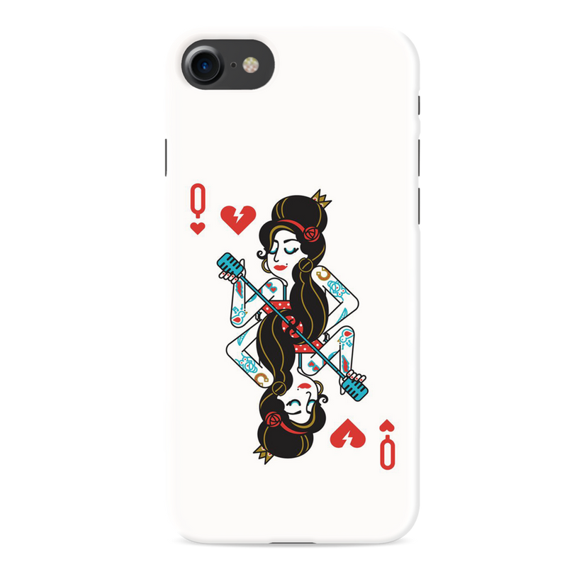 Queen Card Printed Slim Cases and Cover for iPhone 7