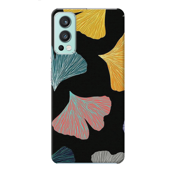 Colorful leafes Printed Slim Cases and Cover for OnePlus Nord 2