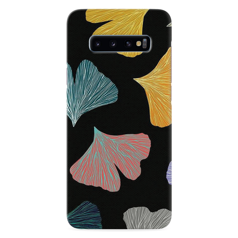 Colorful leafes Printed Slim Cases and Cover for Galaxy S10