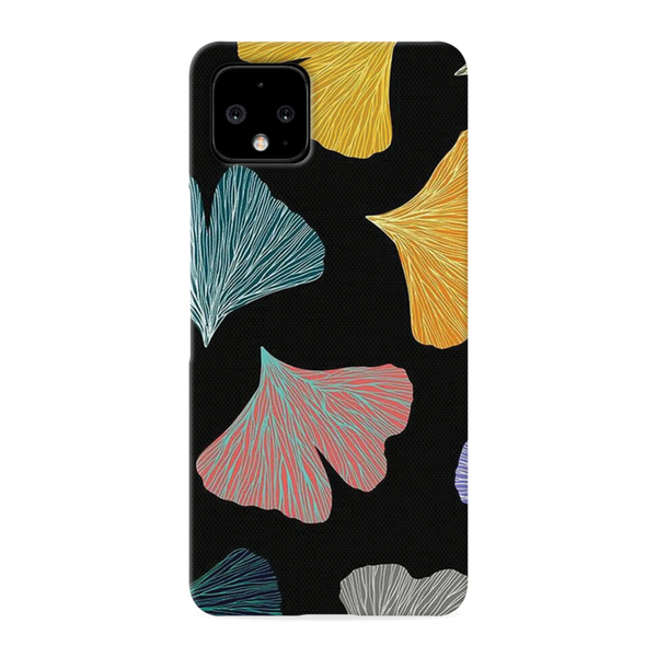 Colorful leafes Printed Slim Cases and Cover for Pixel 4