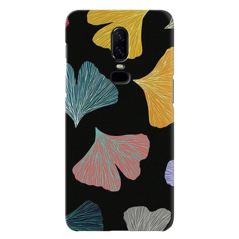 Colorful leafes Printed Slim Cases and Cover for OnePlus 6