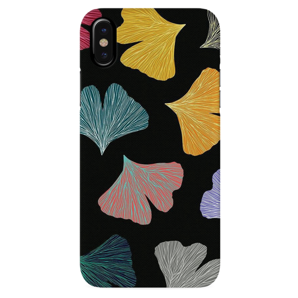 Colorful leafes Printed Slim Cases and Cover for iPhone XS