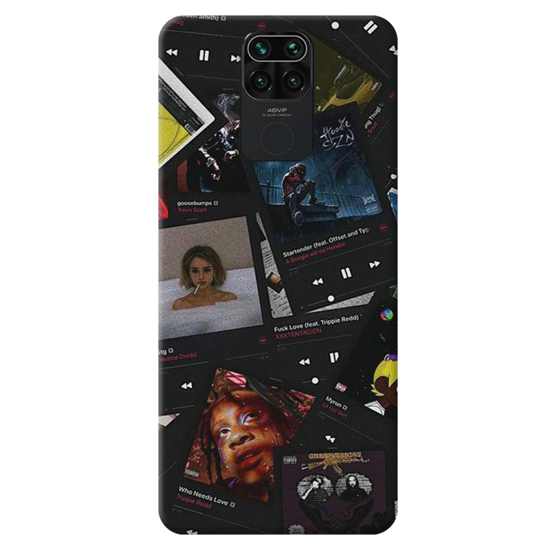 Cassette Printed Slim Cases and Cover for Redmi Note 9