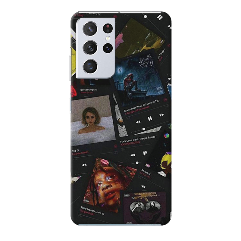 Cassette Printed Slim Cases and Cover for Galaxy S21 Ultra