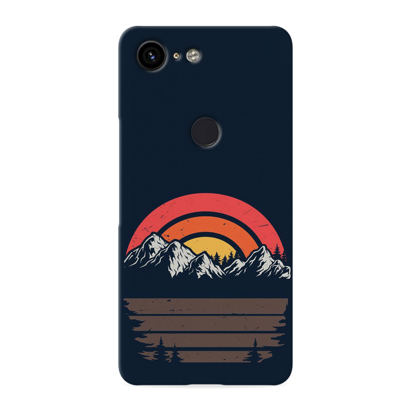 Mountains Printed Slim Cases and Cover for Pixel 3