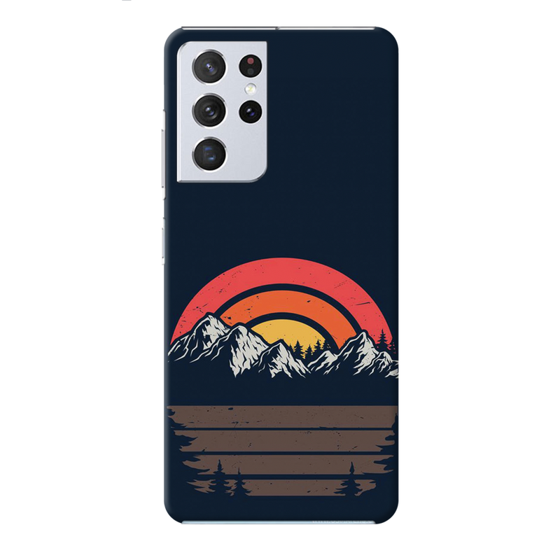 Mountains Printed Slim Cases and Cover for Galaxy S21 Ultra