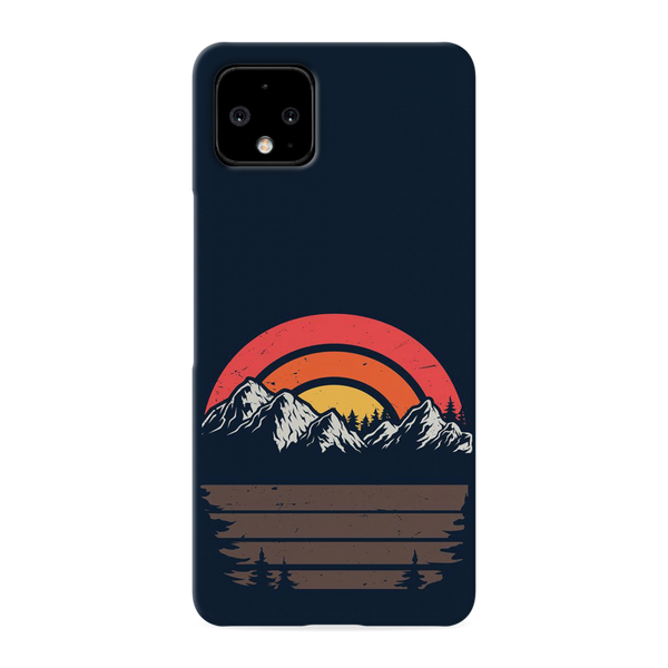 Mountains Printed Slim Cases and Cover for Pixel 4