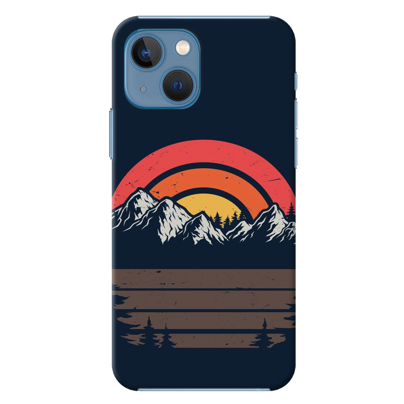 Mountains Printed Slim Cases and Cover for iPhone 13 Mini