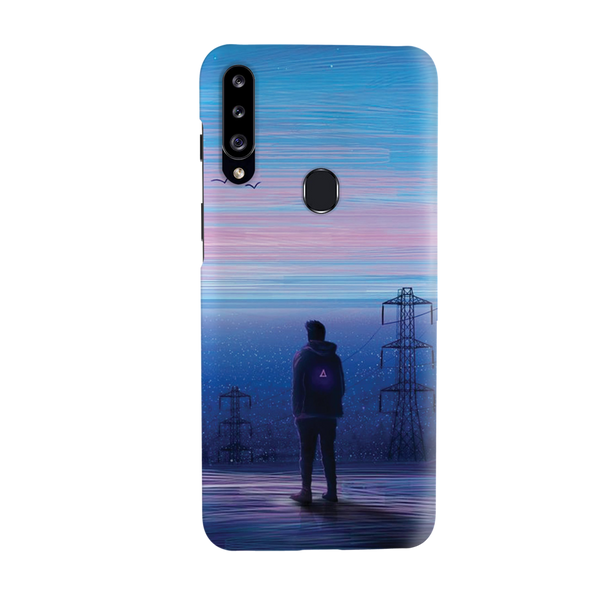 Alone at night Printed Slim Cases and Cover for Galaxy A20S