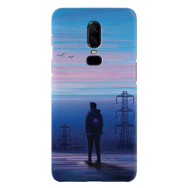 Alone at night Printed Slim Cases and Cover for OnePlus 6