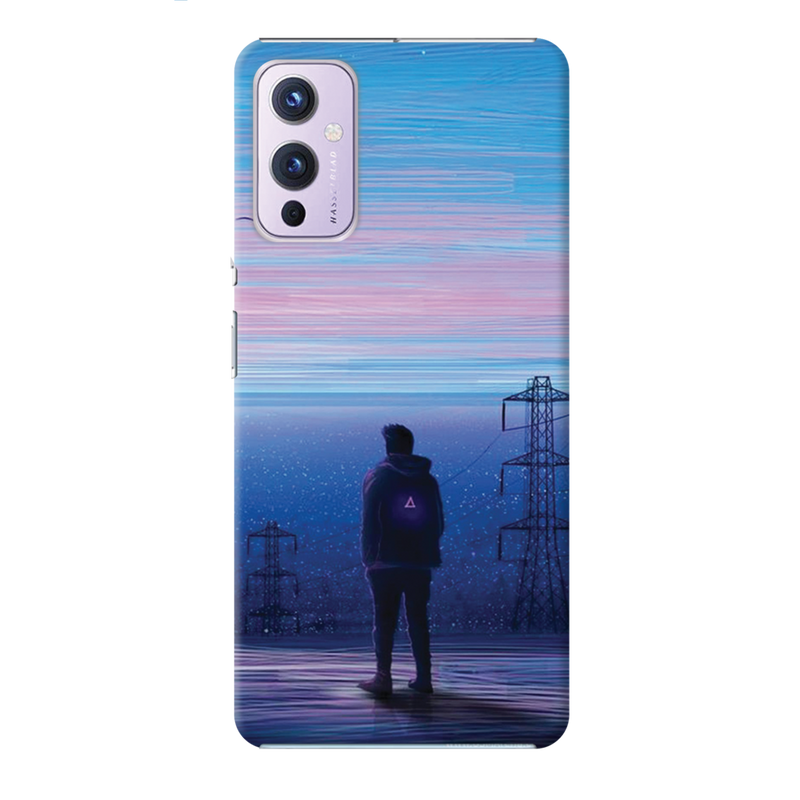 Alone at night Printed Slim Cases and Cover for OnePlus 9