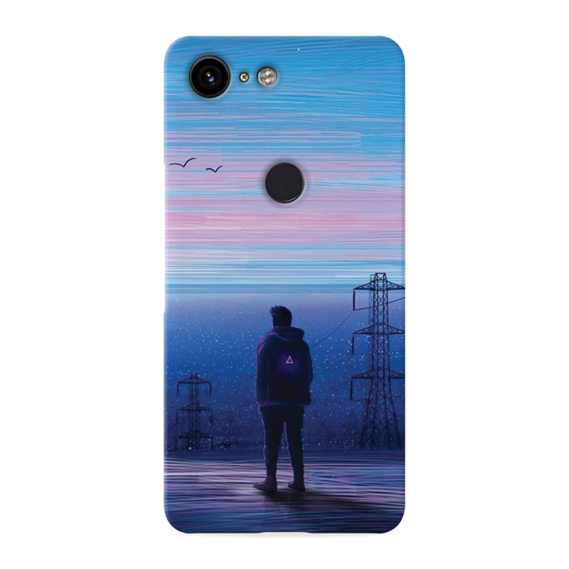 Alone at night Printed Slim Cases and Cover for Pixel 3XL