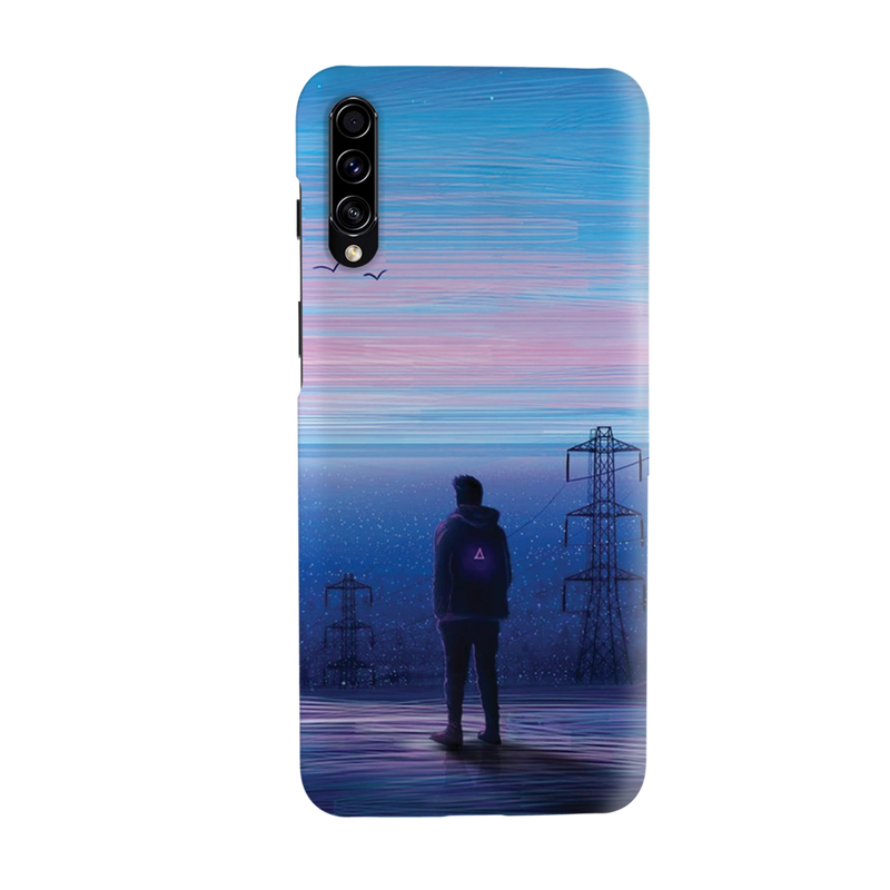 Alone at night Printed Slim Cases and Cover for Galaxy A70