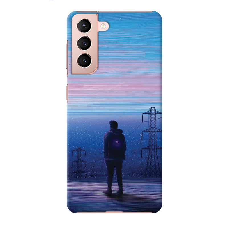 Alone at night Printed Slim Cases and Cover for Galaxy S21