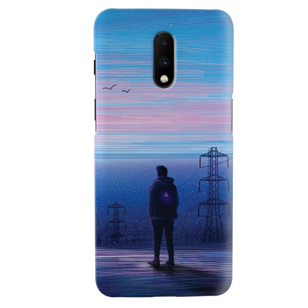 Alone at night Printed Slim Cases and Cover for OnePlus 7