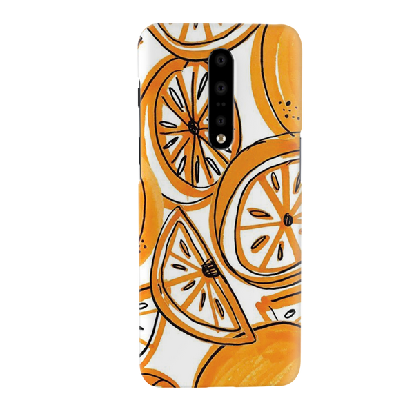 Orange Lemon Printed Slim Cases and Cover for OnePlus 7 Pro