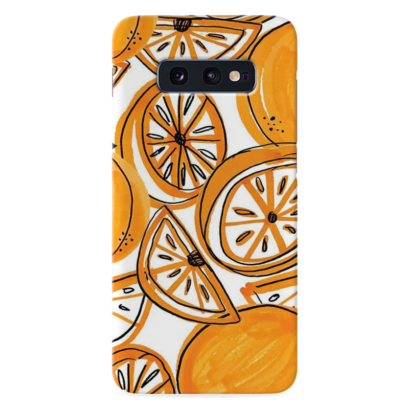 Orange Lemon Printed Slim Cases and Cover for Galaxy S10E