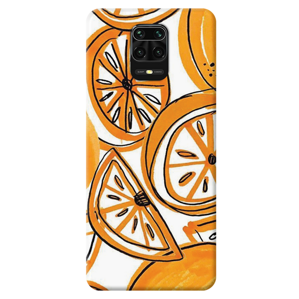 Orange Lemon Printed Slim Cases and Cover for Redmi Note 9 Pro Max