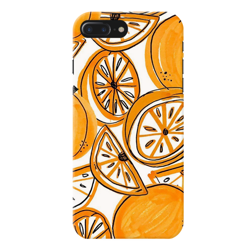 Orange Lemon Printed Slim Cases and Cover for iPhone 8 Plus