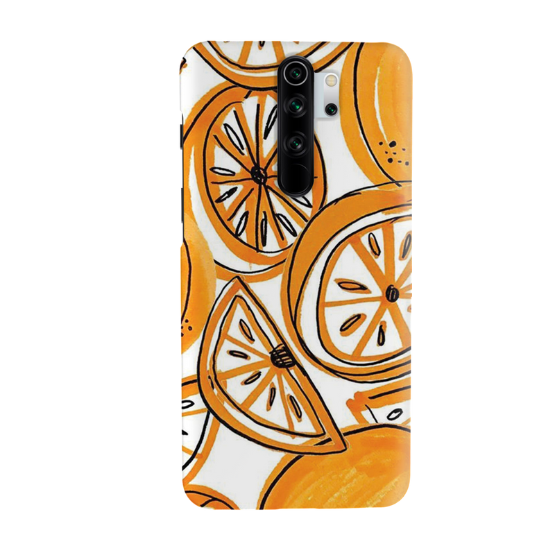 Orange Lemon Printed Slim Cases and Cover for Redmi Note 8 Pro