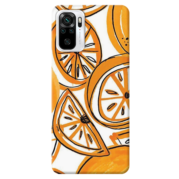 Orange Lemon Printed Slim Cases and Cover for Redmi Note 10