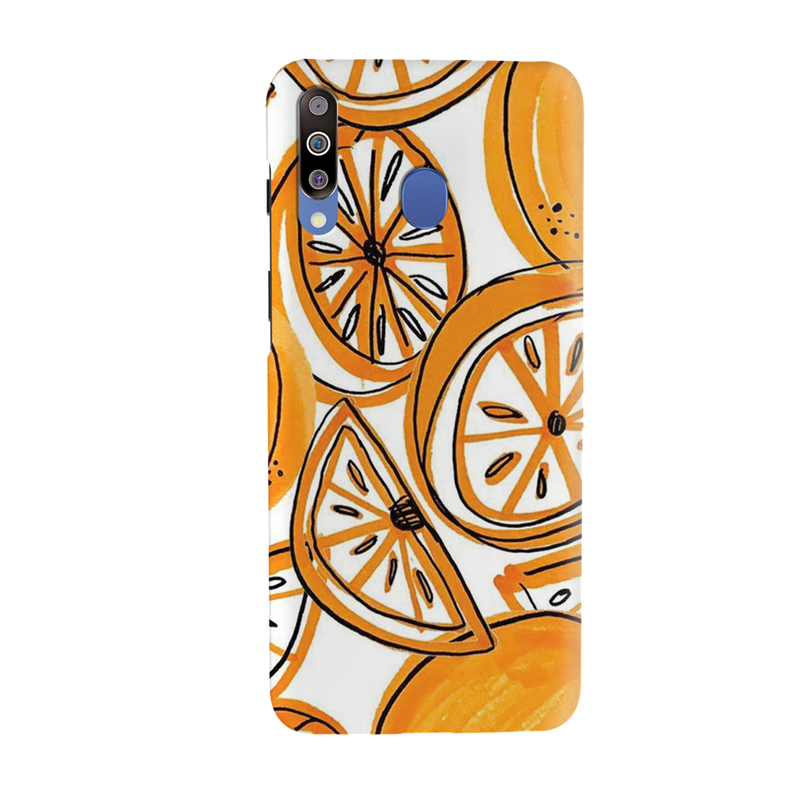 Orange Lemon Printed Slim Cases and Cover for Galaxy M30