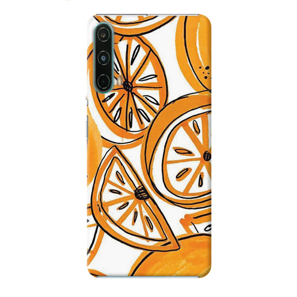 Orange Lemon Printed Slim Cases and Cover for OnePlus Nord CE 5G