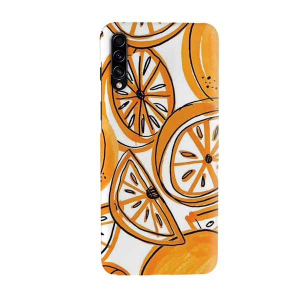 Orange Lemon Printed Slim Cases and Cover for Galaxy A70