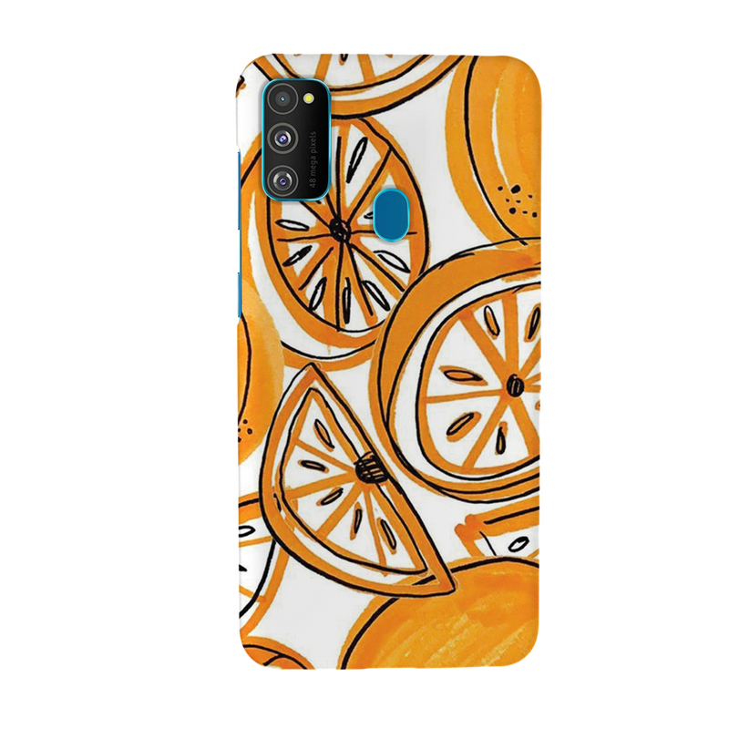 Orange Lemon Printed Slim Cases and Cover for Galaxy M30S