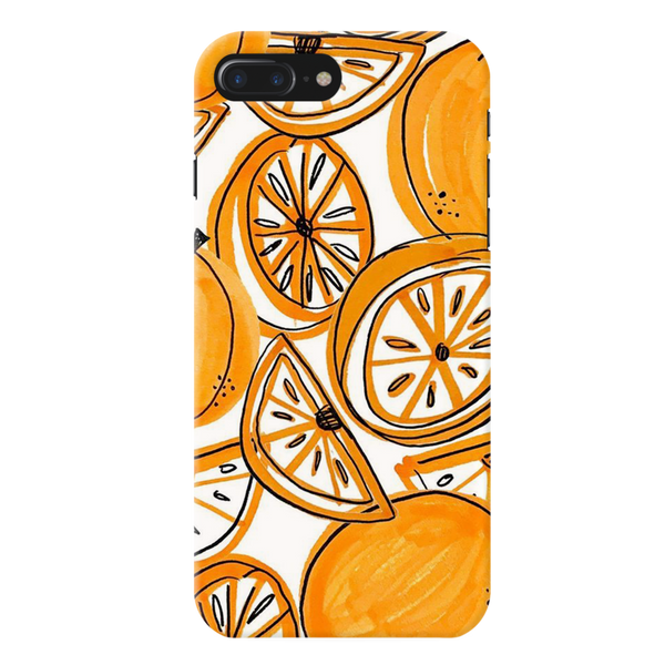 Orange Lemon Printed Slim Cases and Cover for iPhone 7 Plus