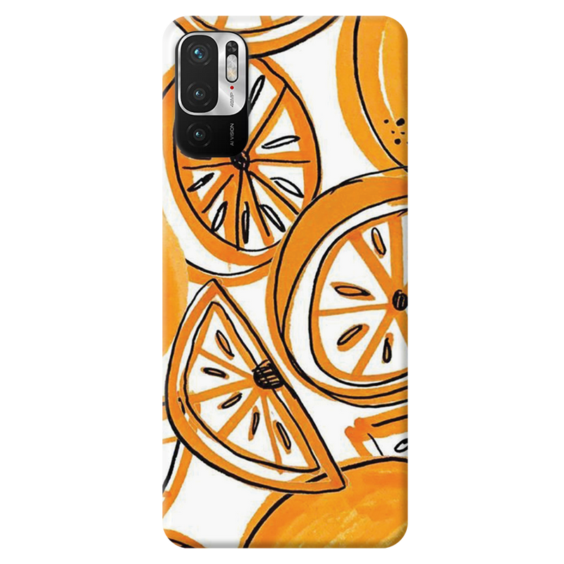 Orange Lemon Printed Slim Cases and Cover for Redmi Note 10T