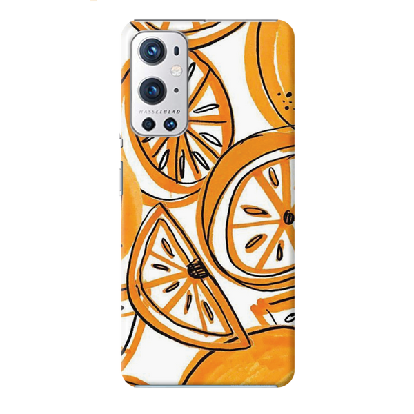 Orange Lemon Printed Slim Cases and Cover for OnePlus 9R