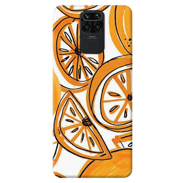 Orange Lemon Printed Slim Cases and Cover for Redmi Note 9