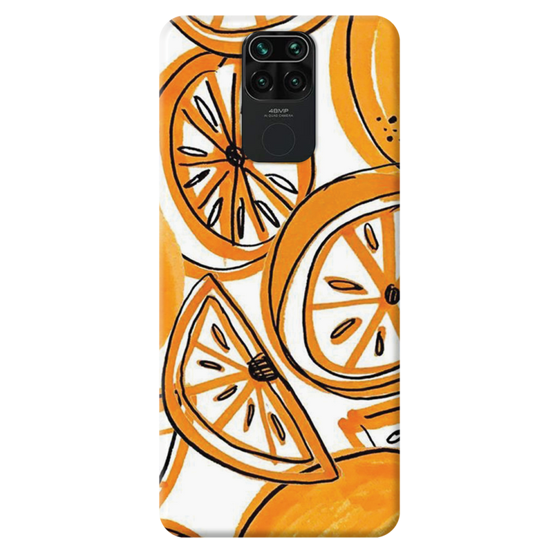 Orange Lemon Printed Slim Cases and Cover for Redmi Note 9