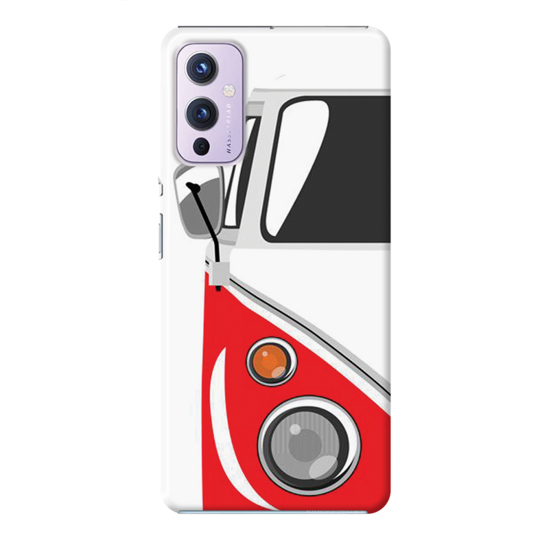 Red Volkswagon Printed Slim Cases and Cover for OnePlus 9