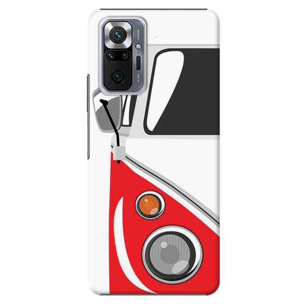 Red Volkswagon Printed Slim Cases and Cover for Redmi Note 10 Pro Max