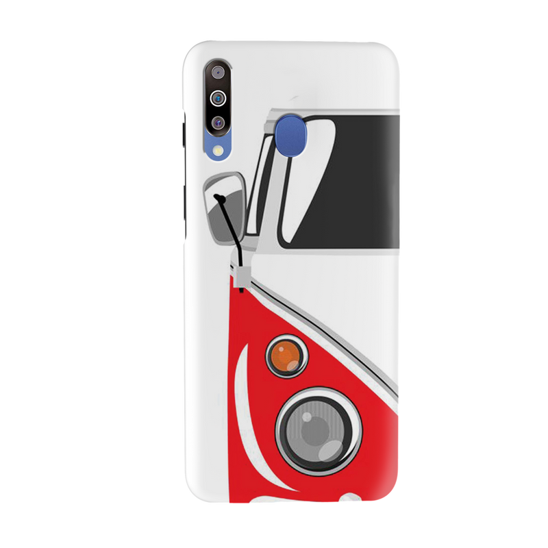 Red Volkswagon Printed Slim Cases and Cover for Galaxy M30