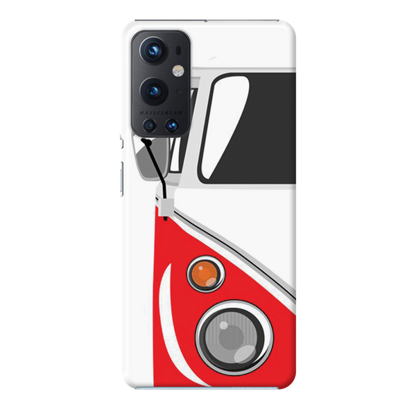 Red Volkswagon Printed Slim Cases and Cover for OnePlus 9 Pro