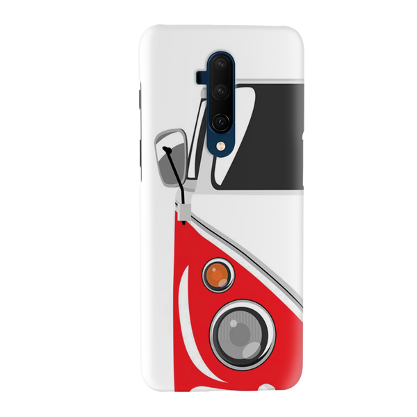 Red Volkswagon Printed Slim Cases and Cover for OnePlus 7T Pro