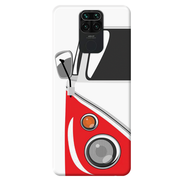 Red Volkswagon Printed Slim Cases and Cover for Redmi Note 9